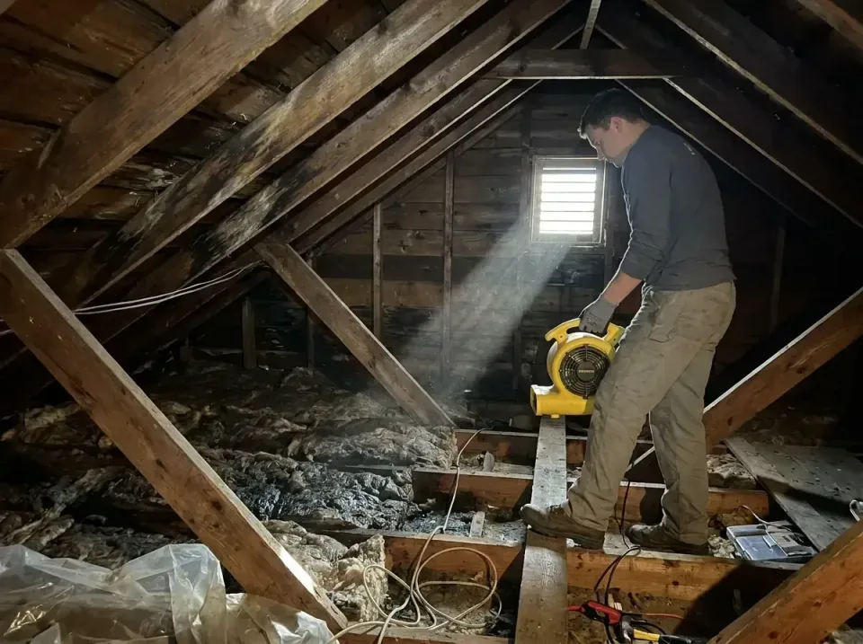 attic-water-damage-drying-proc-007 — frequently asked questions, Emergency Water Extraction & 24/7 Flood Response in Kountze…